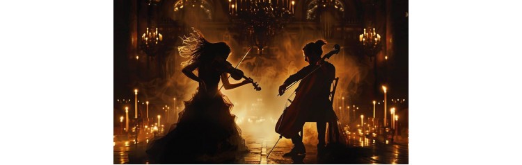 Музыкальная алхимия скрипка и виолончель при свечах в старинной усадьбе (2026-03-21)