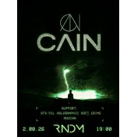 Сольный концерт CAIN  Москва  RNDM (2026-08-02)
